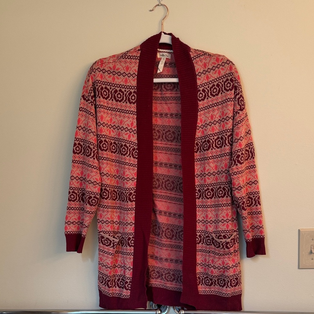 Matilda Jane Friends Forever Harmony Open Front Cardigan Small
